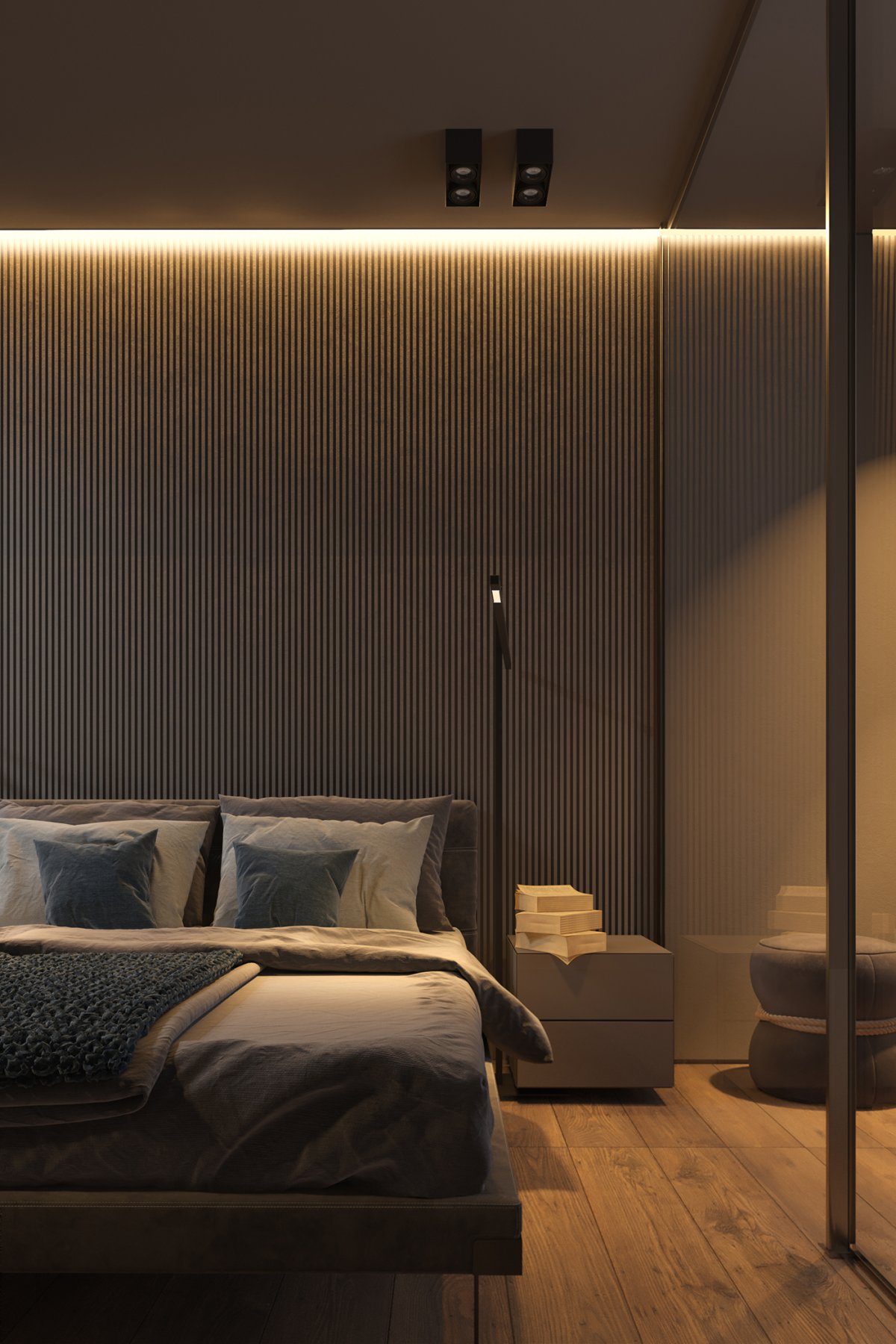 Спальная комната рендер