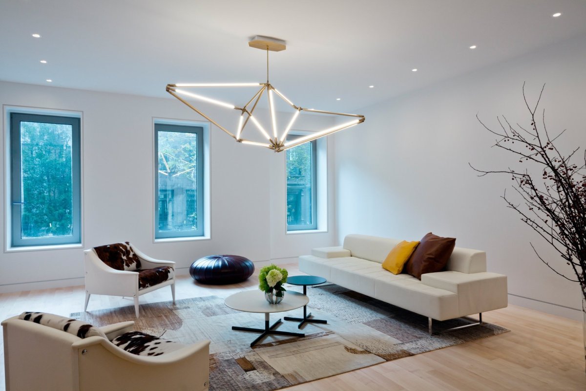 Linear led Lamp in the Interior