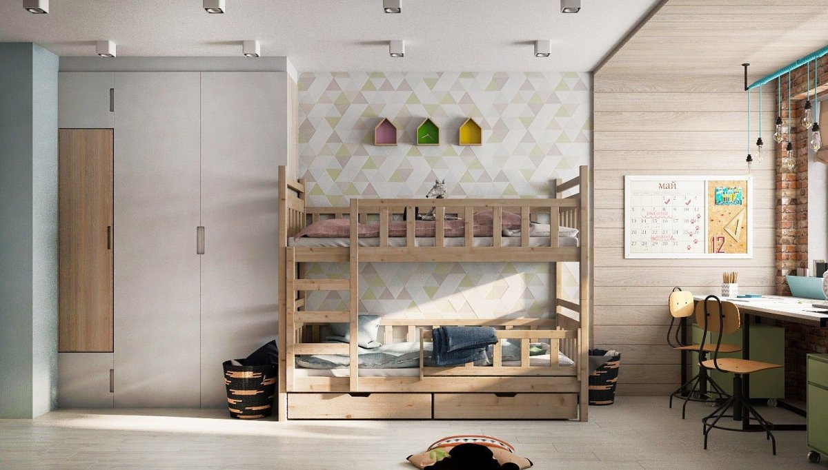 Детская в стиле Сканди лофт