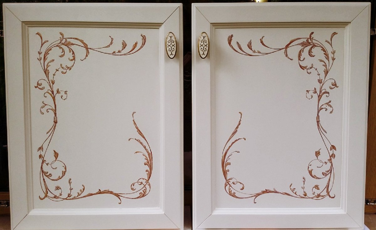 Узоры на двери