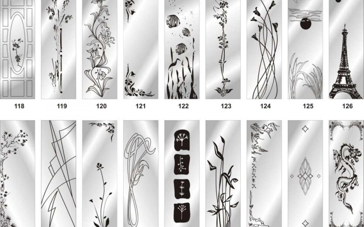 Узоры для пескоструя шкаф купе