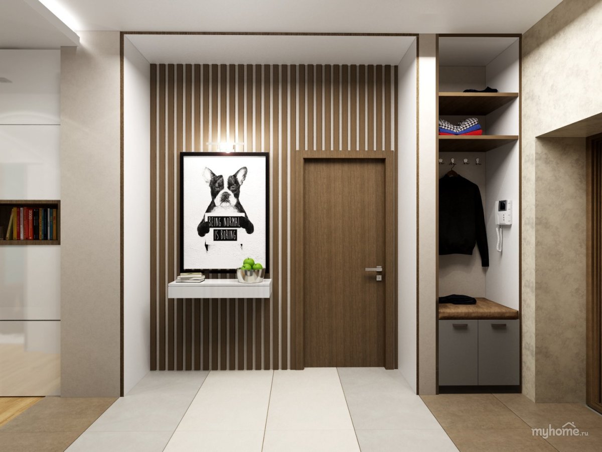 Рейки в прихожей