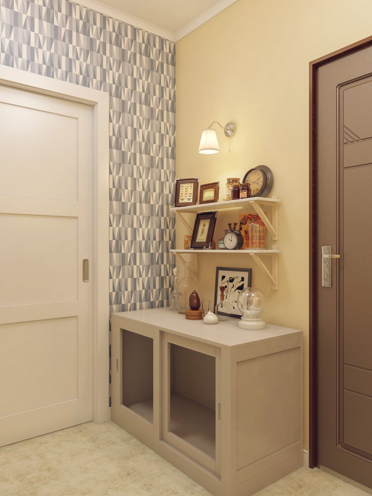 Коридор в однокомнатной квартире