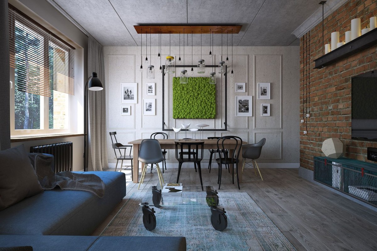 Кухня лофт Минимализм