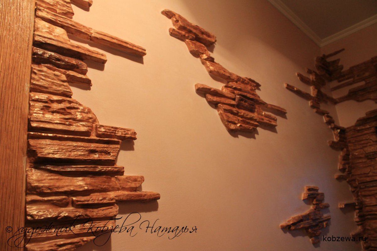 Угол декоративным кирпичом