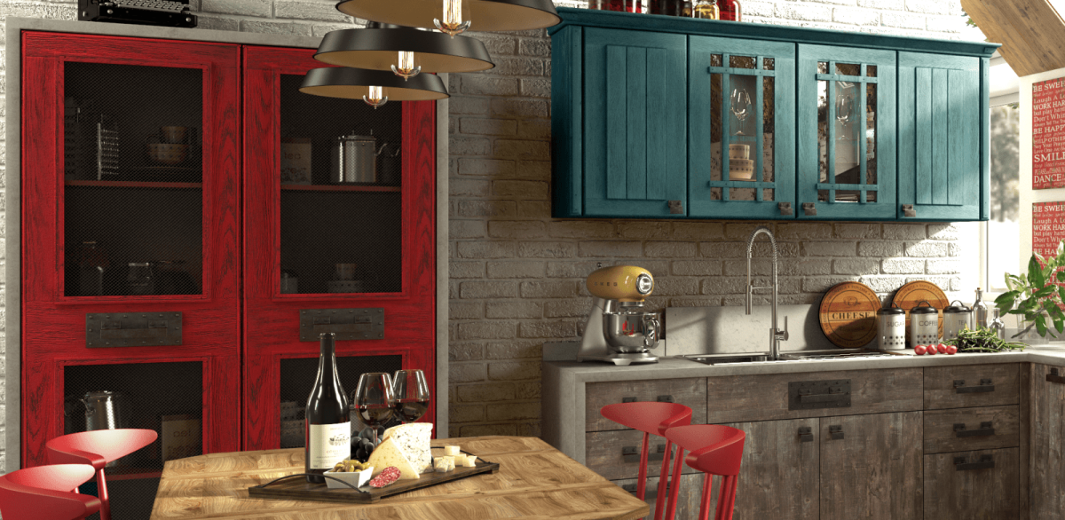 Кухни трио лофт микс