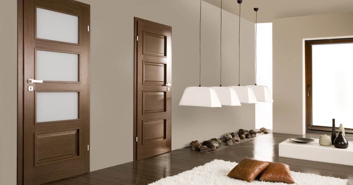 Разные двери в одном интерьере