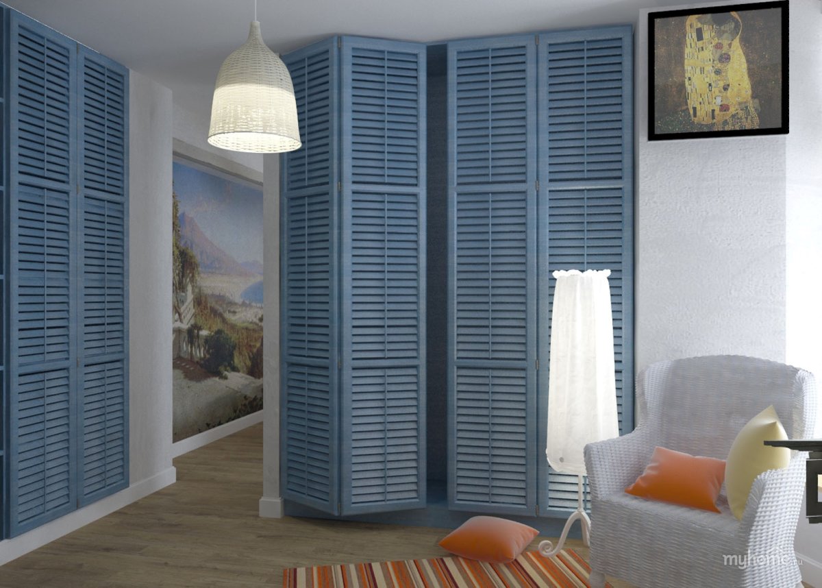 Откатные реечные перегородки