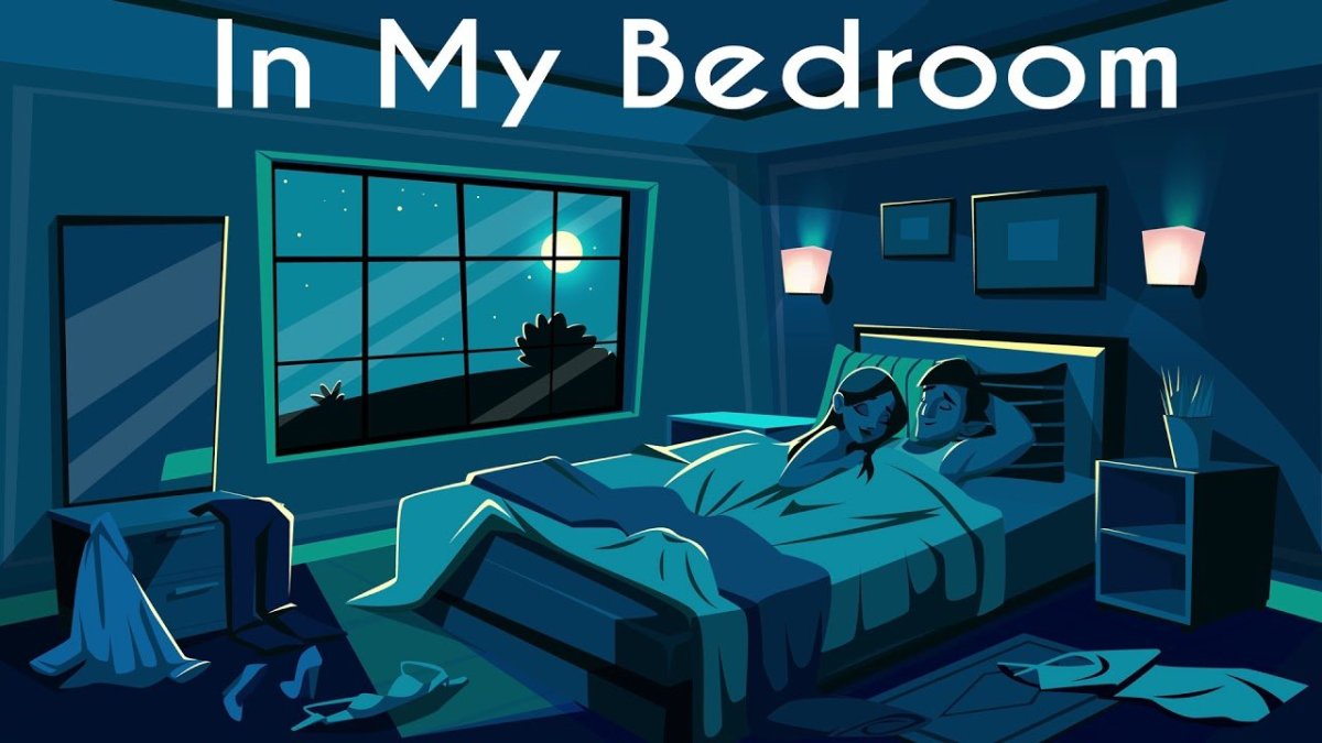 Спальня в стиле звездное небо