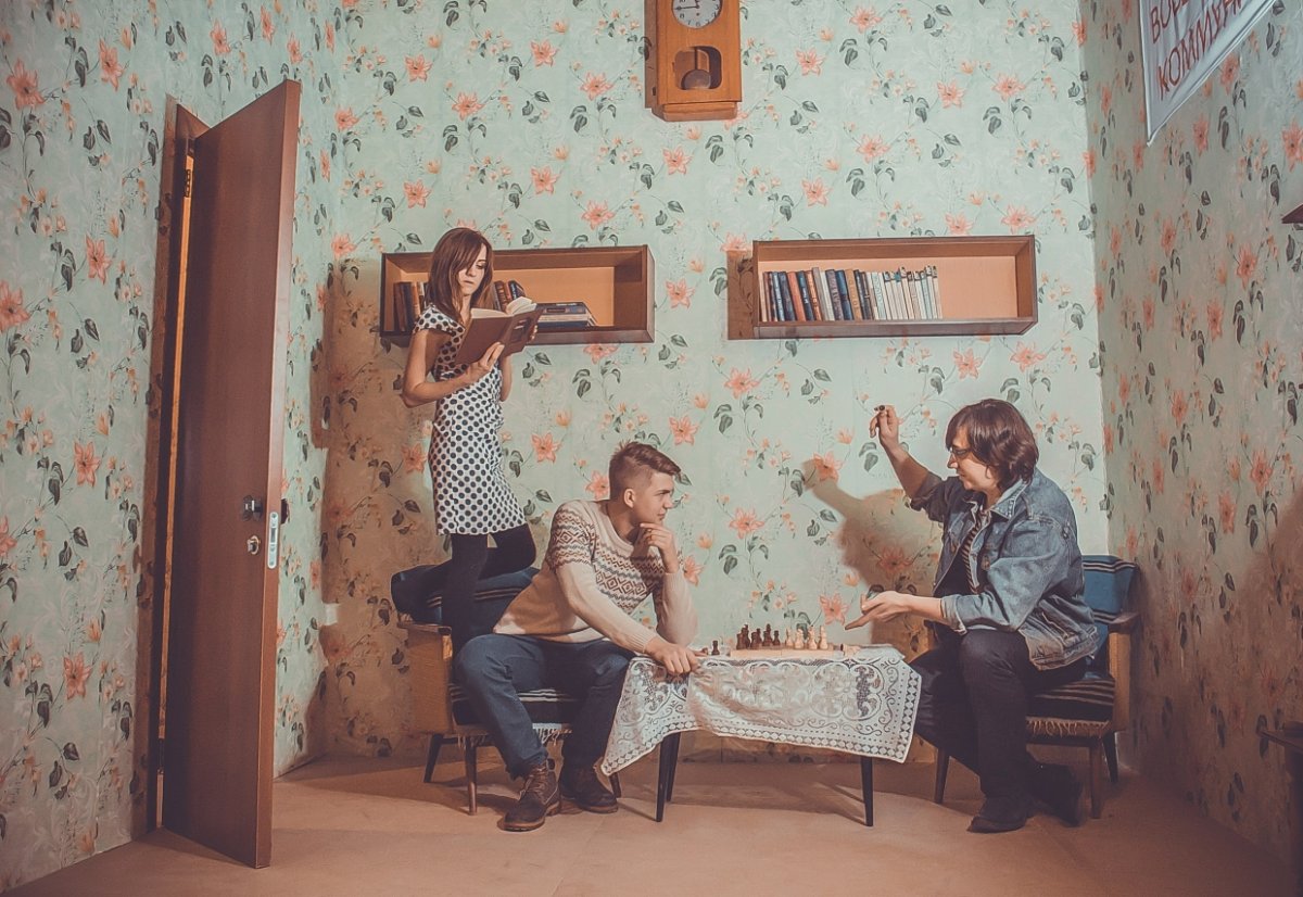 Фотосессия в старой квартире