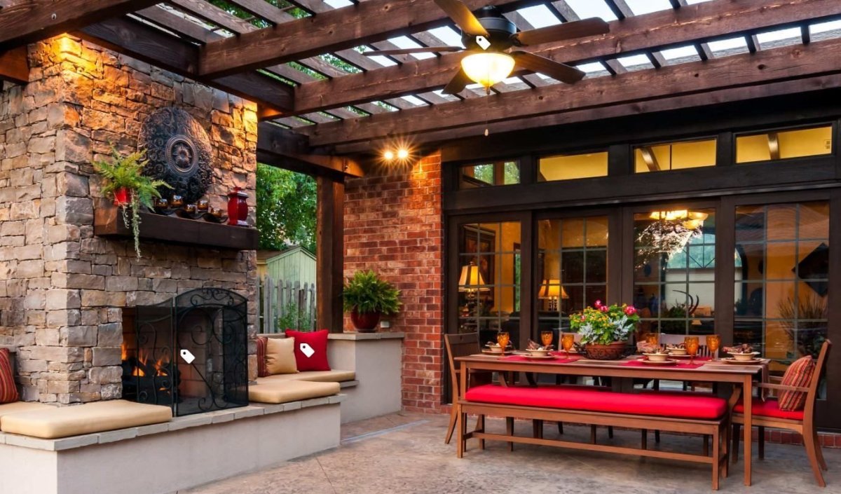 Гараж в стиле лофт кирпич