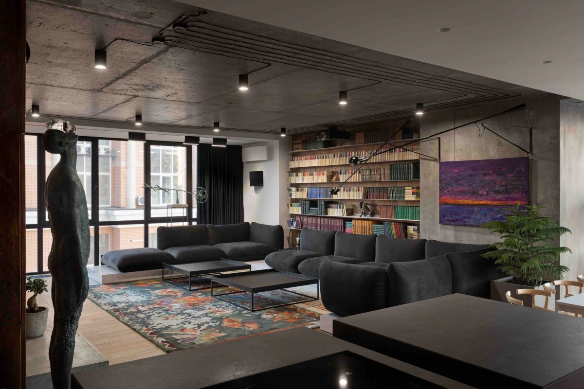 Зона отдыха на мансарде