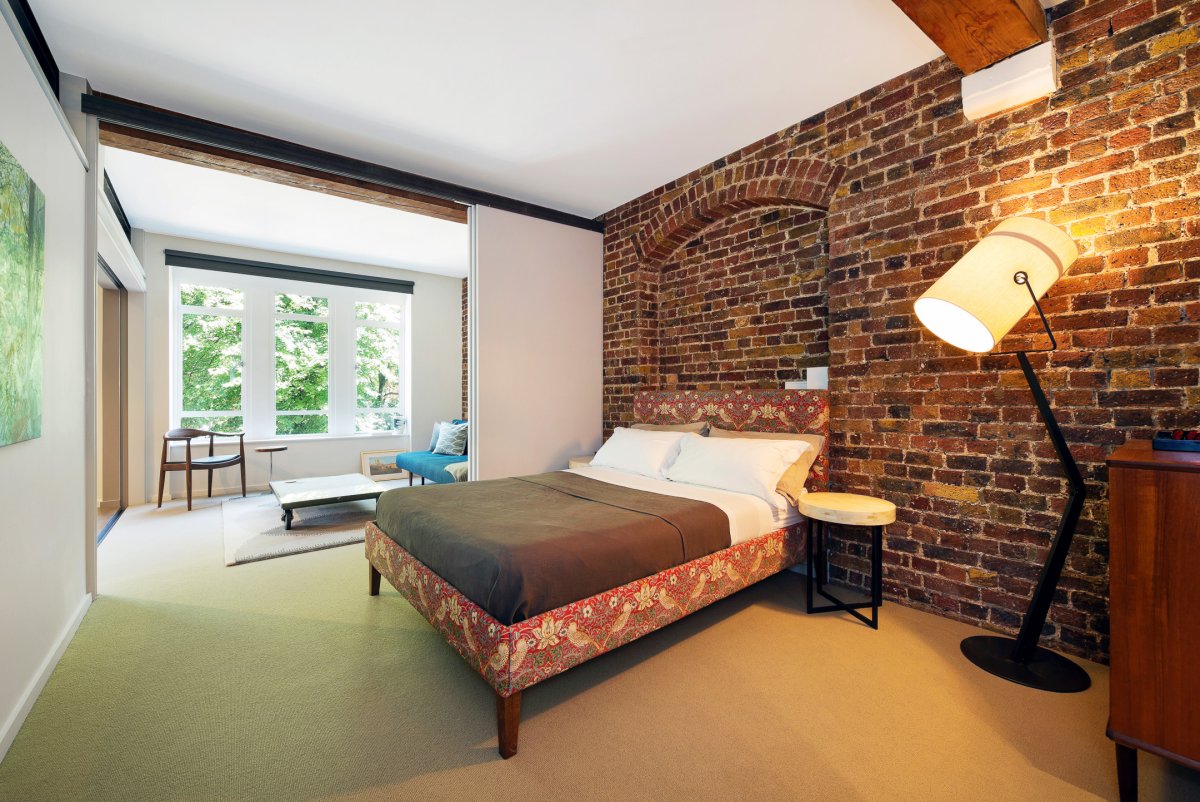 Гостиная в стиле лофт