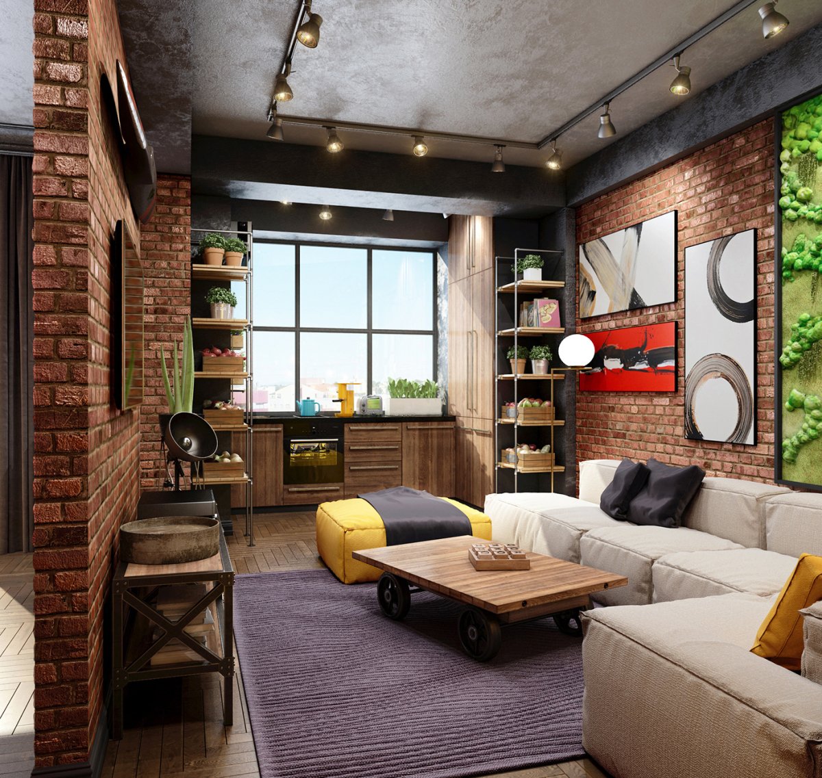 Интерьер салона красоты в стиле Фьюжн