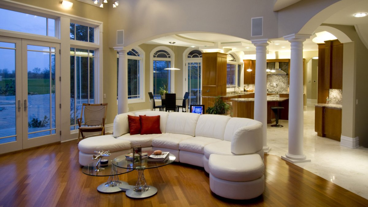 Оригинальный интерьер городской квартиры