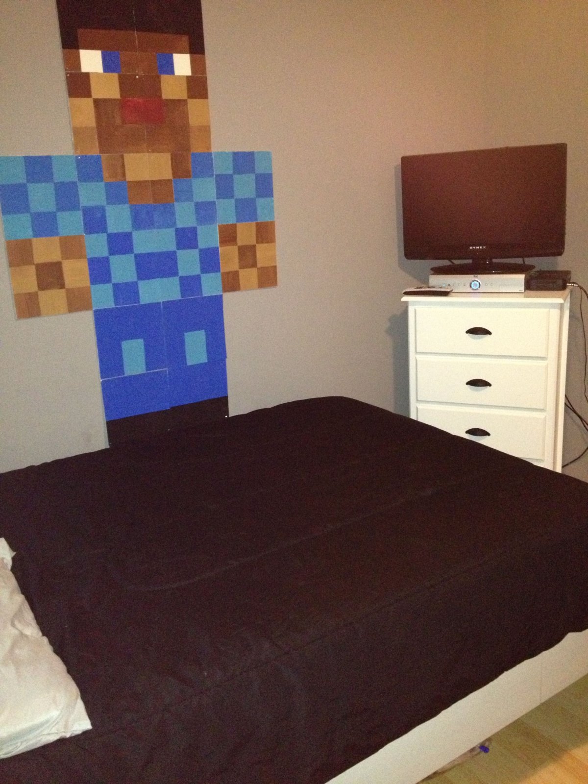 Детская комната в стиле майнкрафт