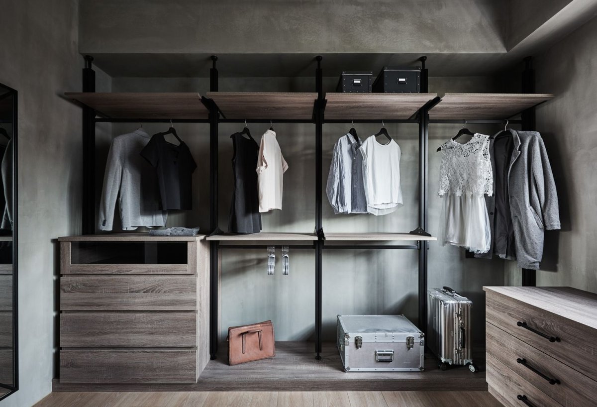 Гардеробные системы лофт