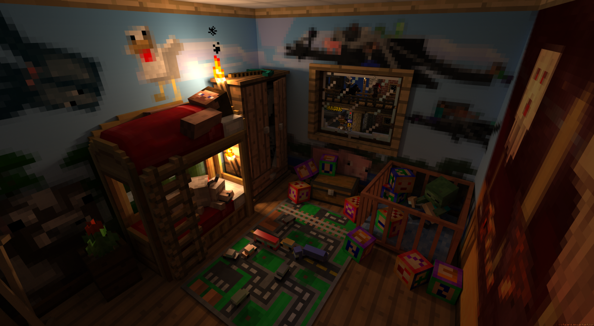 Урок английского в стиле майнкрафт