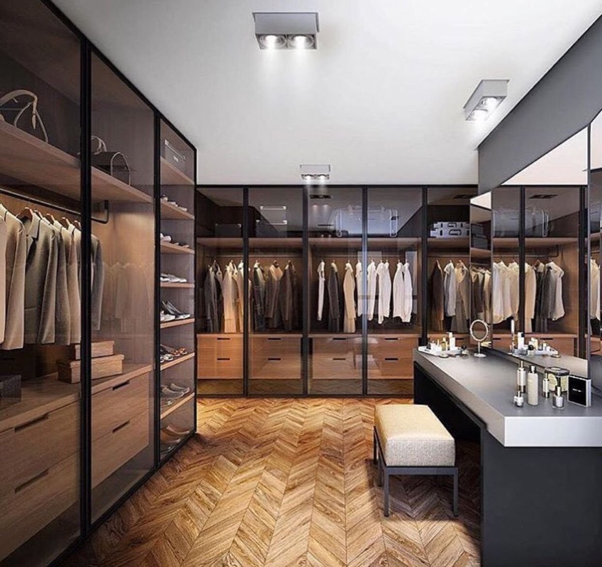 Гардеробная лофт