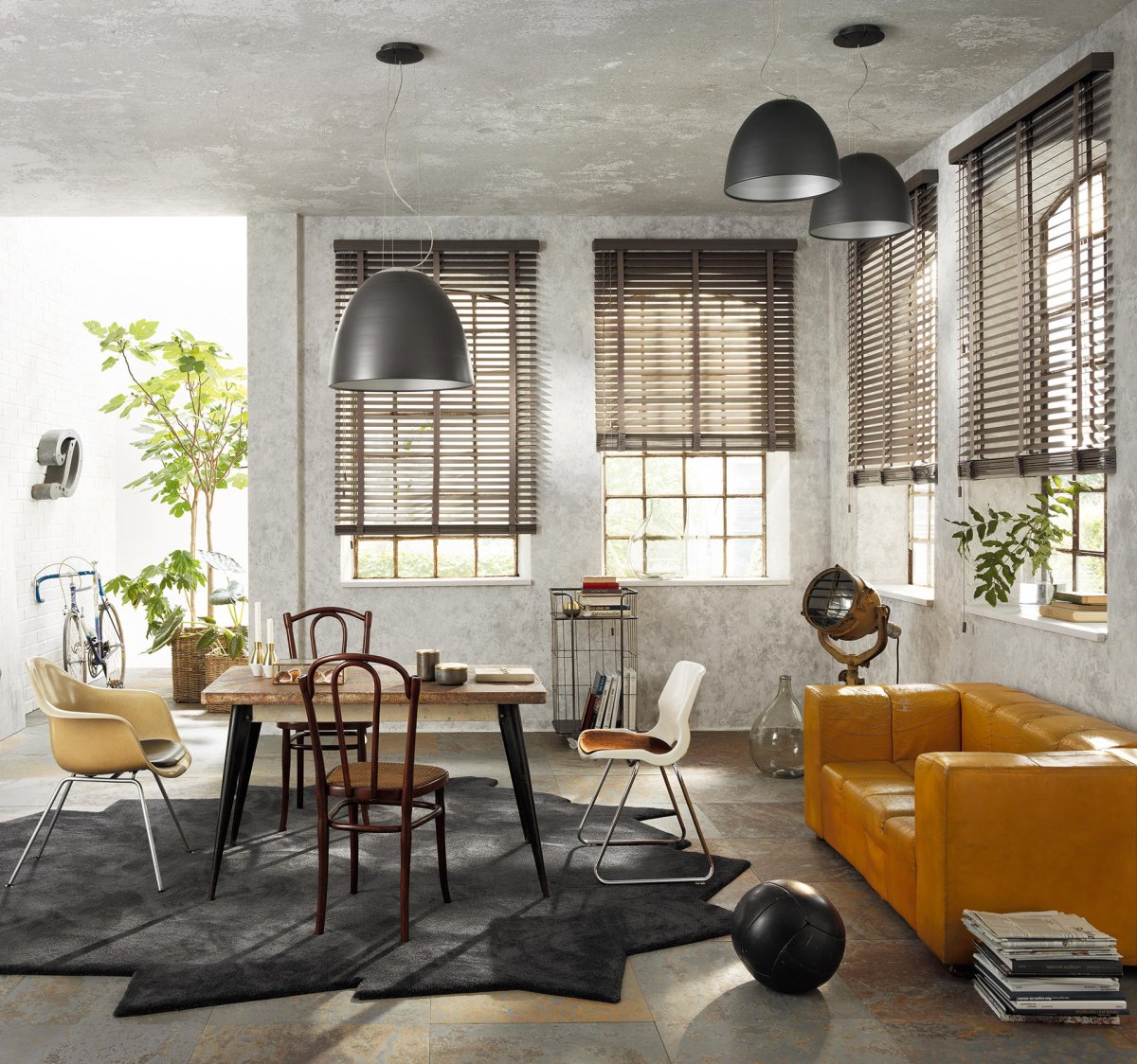 Дизайнерские шторы лофт