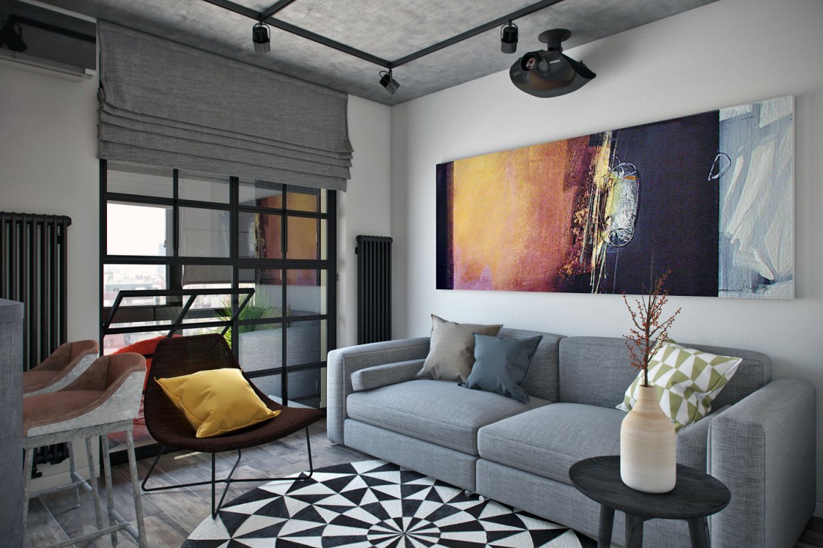 Лофт в квартире 50кв