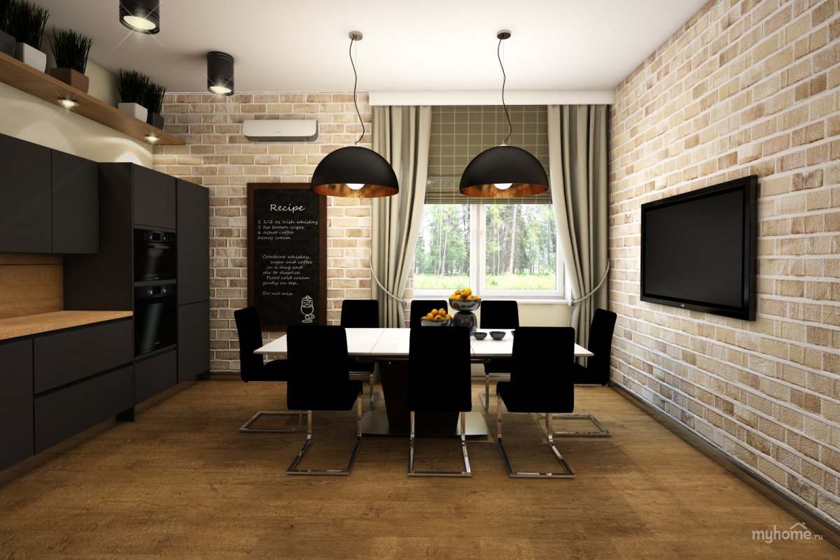 Римские шторы на кухню Сканди