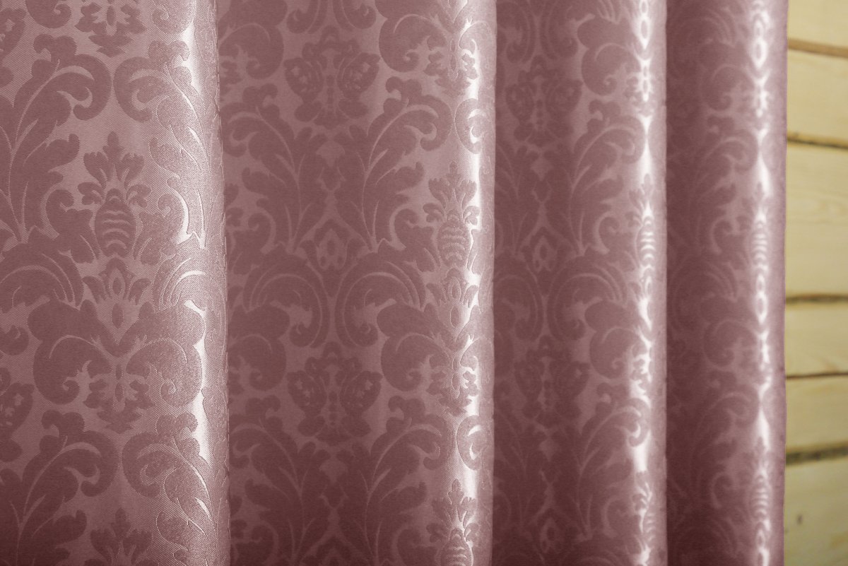 Шторы оттенка пыльная роза