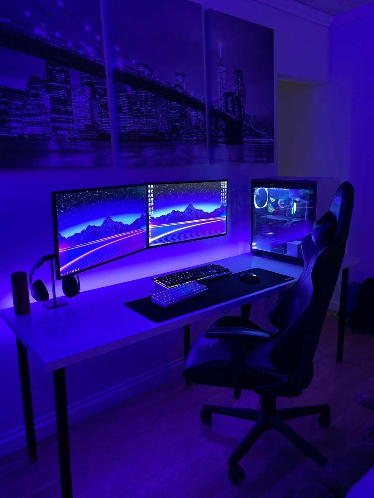 Игровое место с телевизором