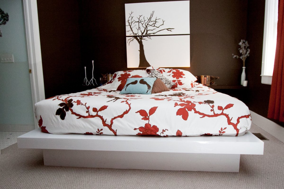 Комнаты в японском стиле с тремя кроватями