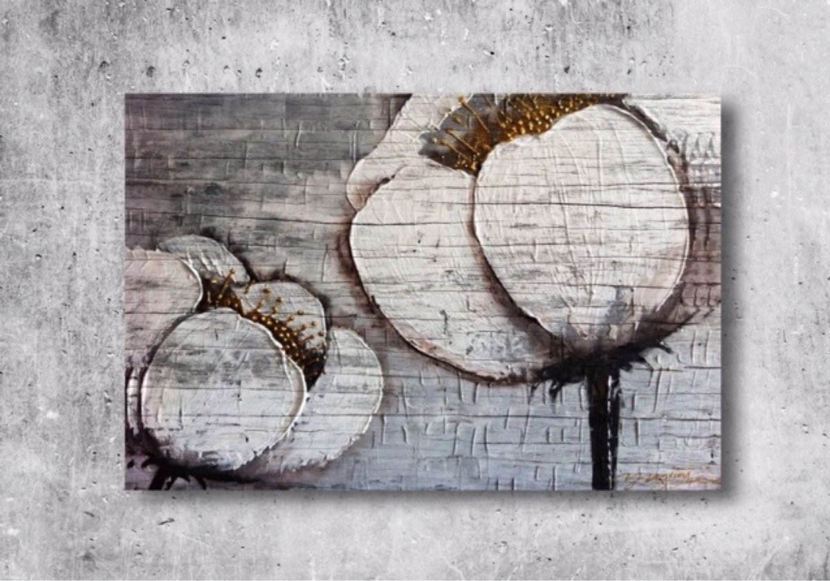 Картина на состаренных досках