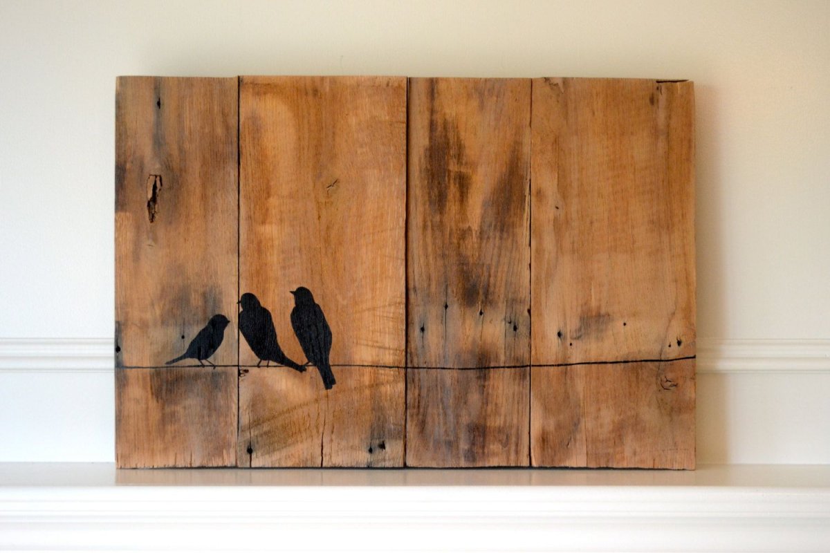 Панно из досок