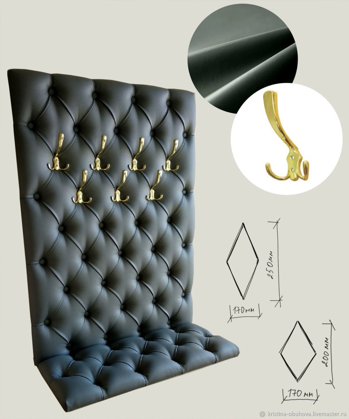 Какие обои лучше сочетаются со шкафом каретной стяжки