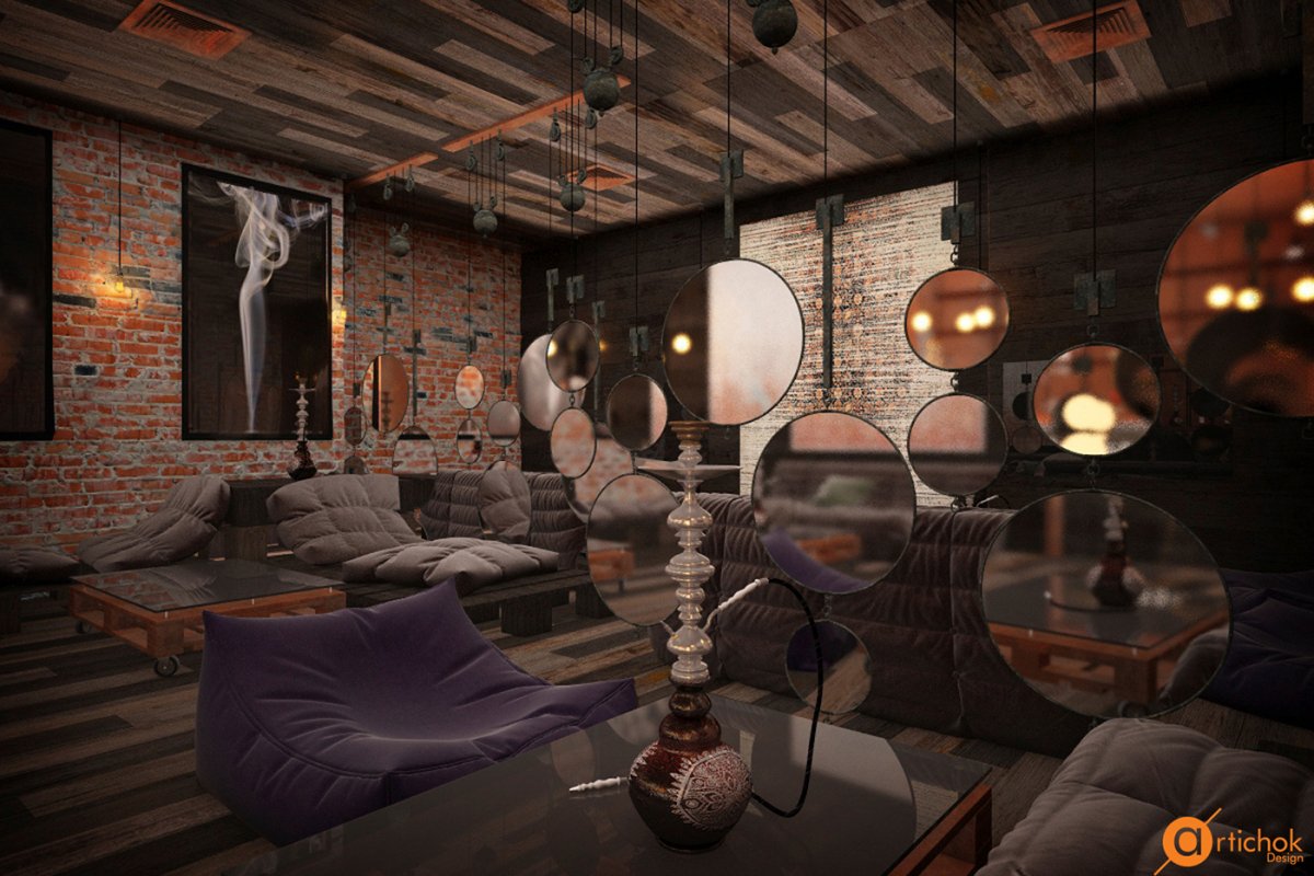 Барная стойка под кирпич