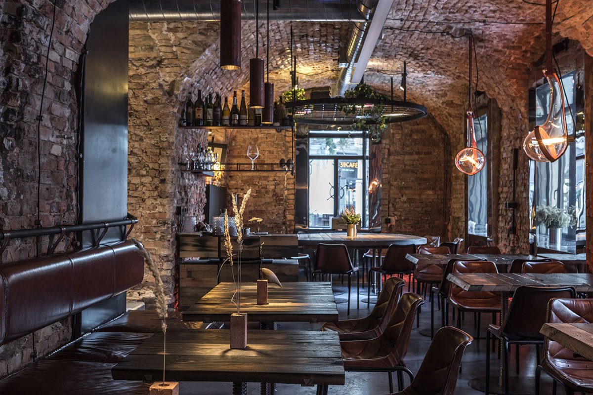 Лофт кафе в Мехико