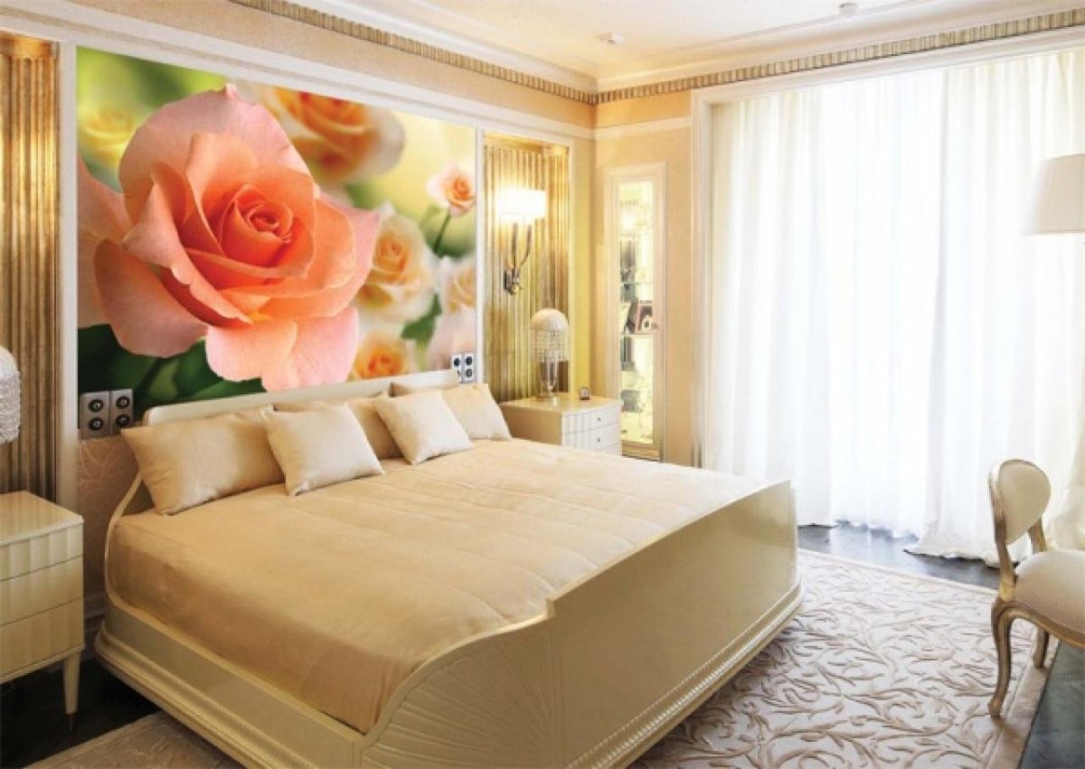 Фотообои в спальню