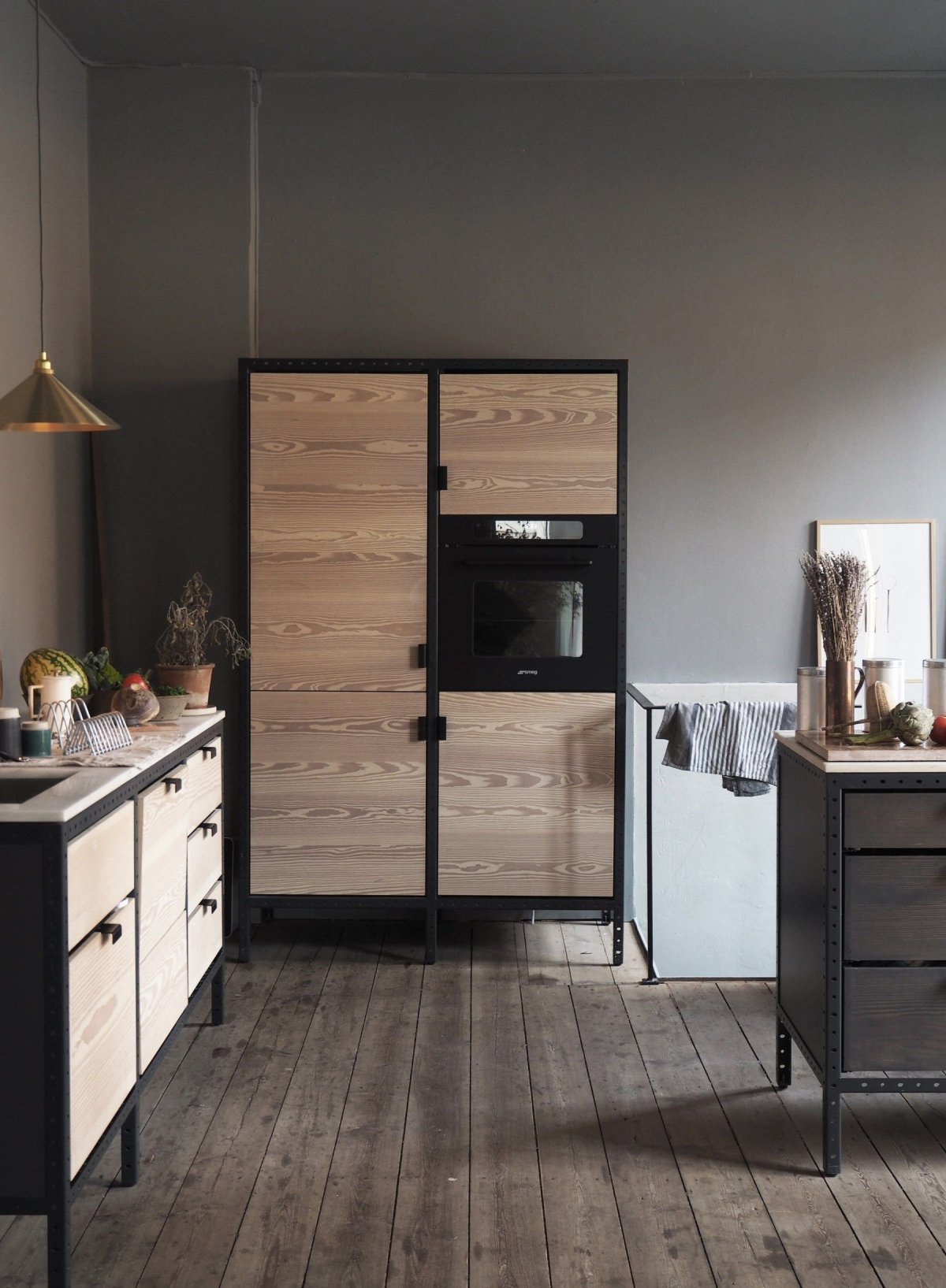 Кухня лофт икеа