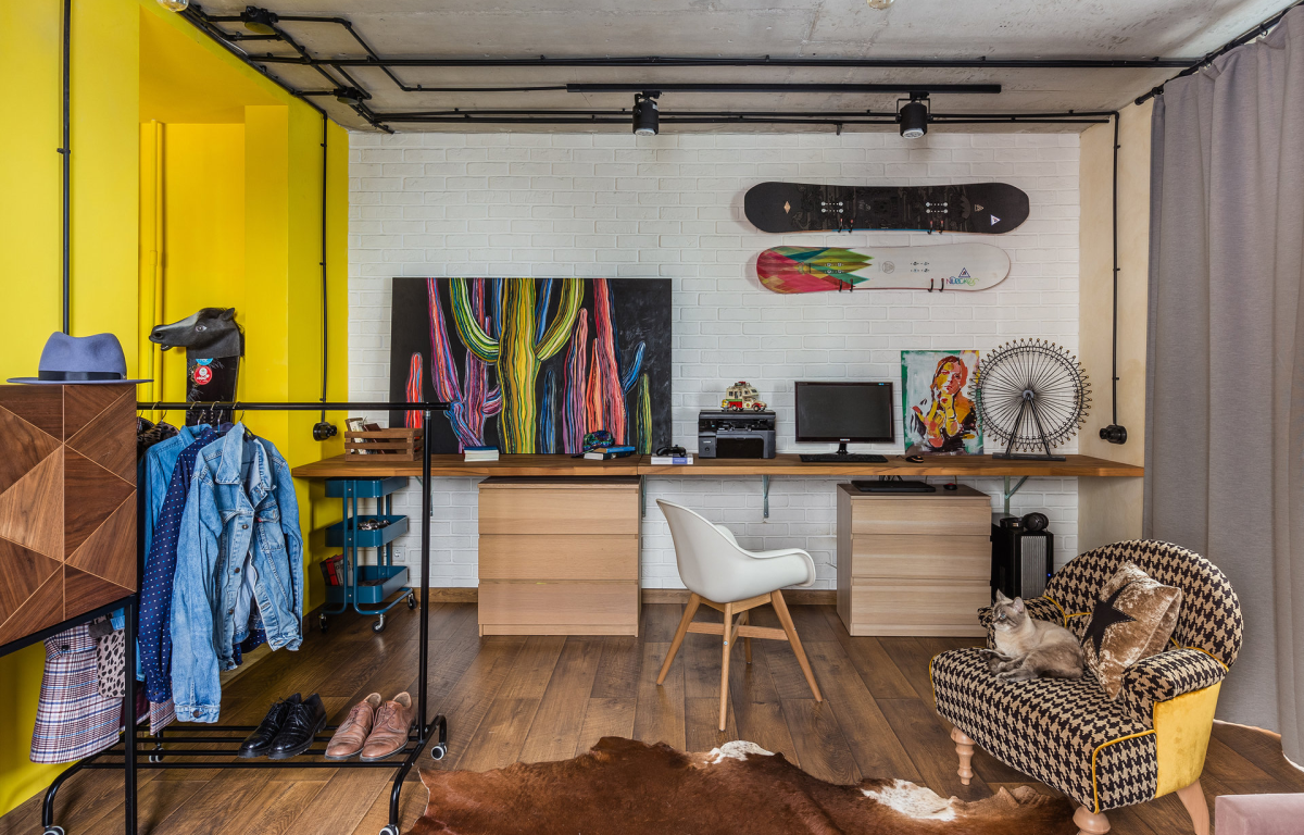 Стеллажи лофт Индастриал