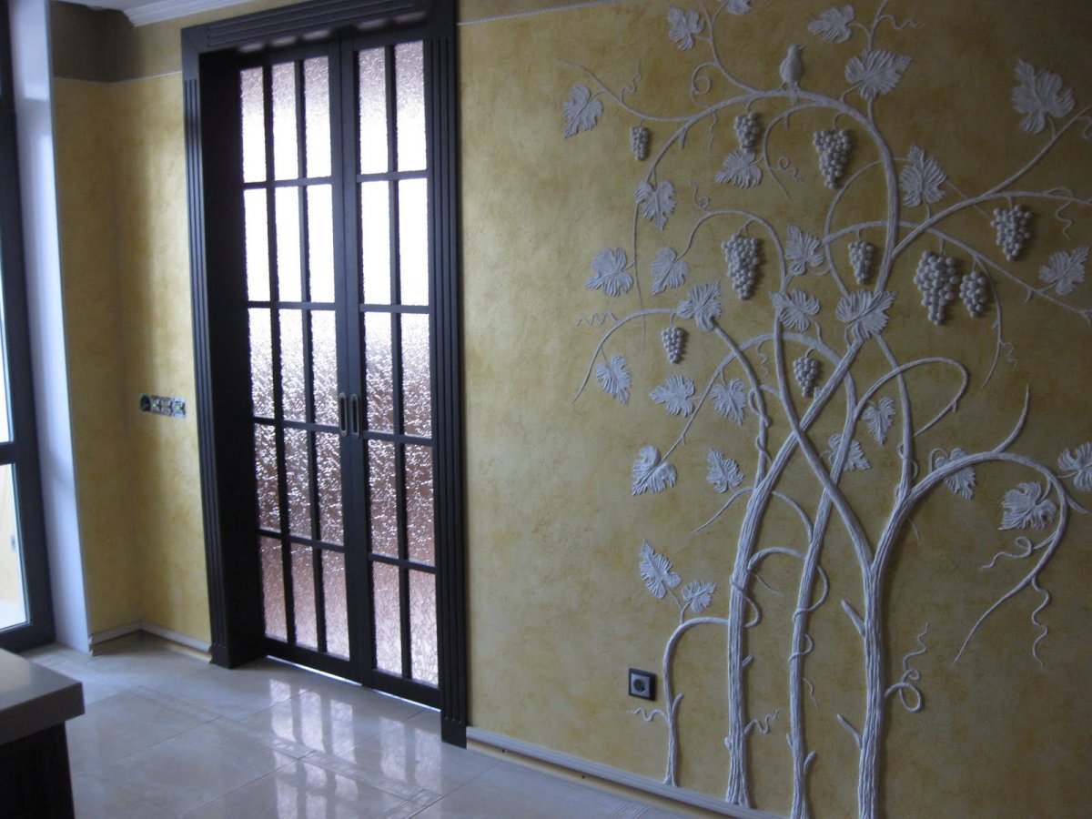 Венецианская штукатурка арка