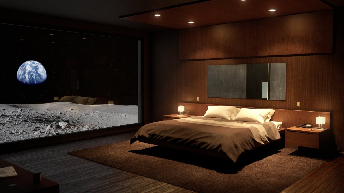 Потолки в спальной комнате