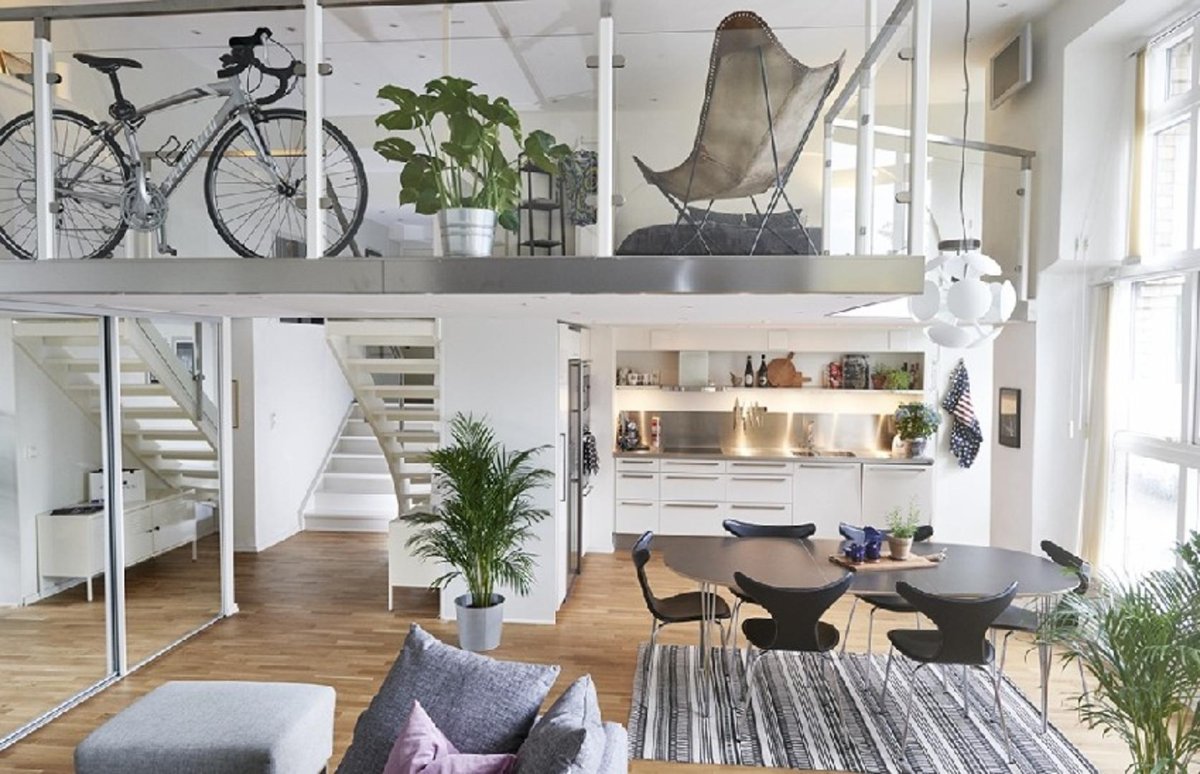 Двухуровневая студия 24м2