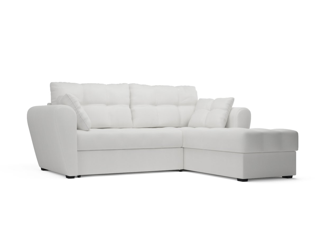 Белый угловой диван