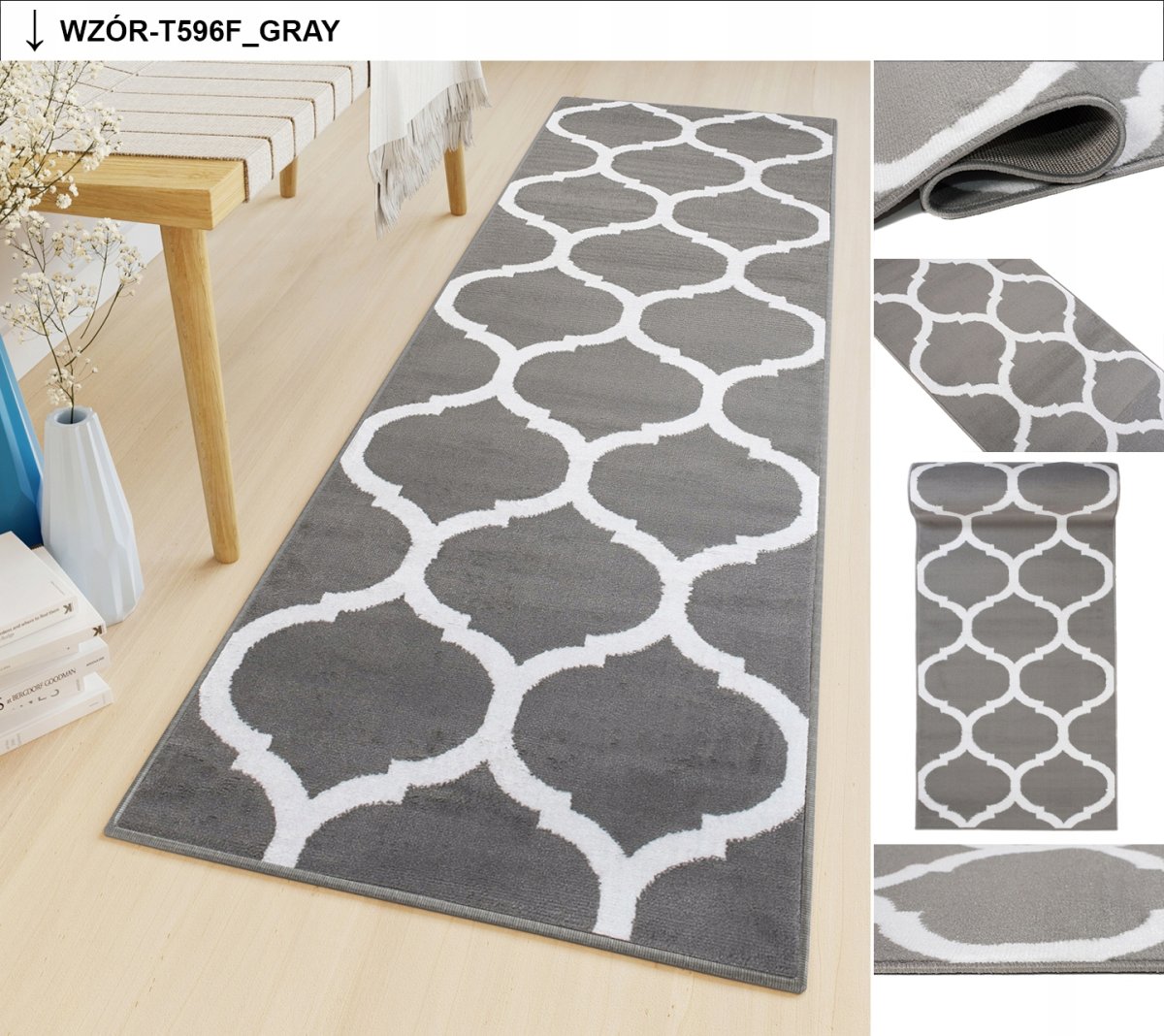 Коврик ромбами в прихожую