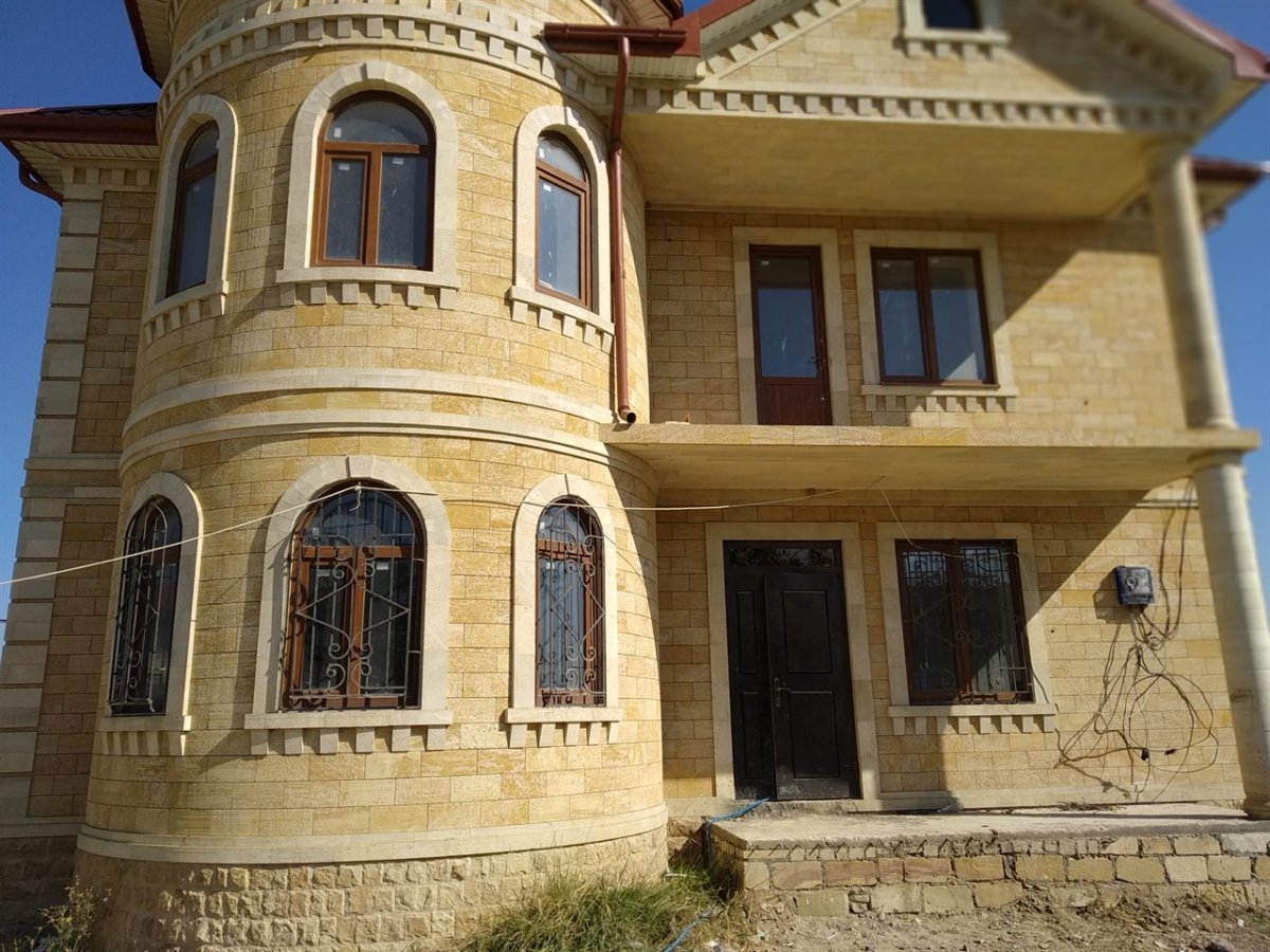 Травертин Руст фасад