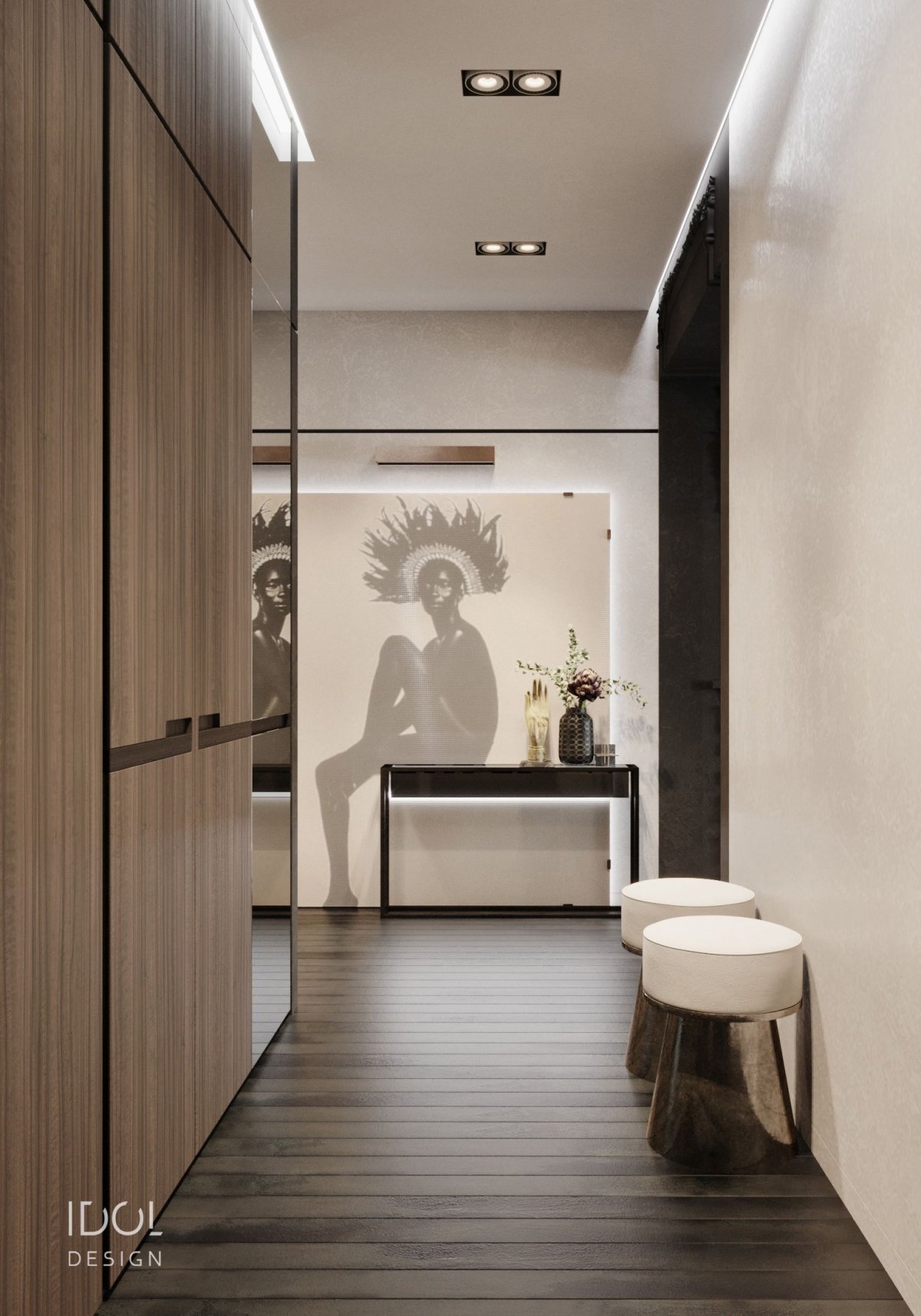 Английская прихожая в Тюдоровском стиле