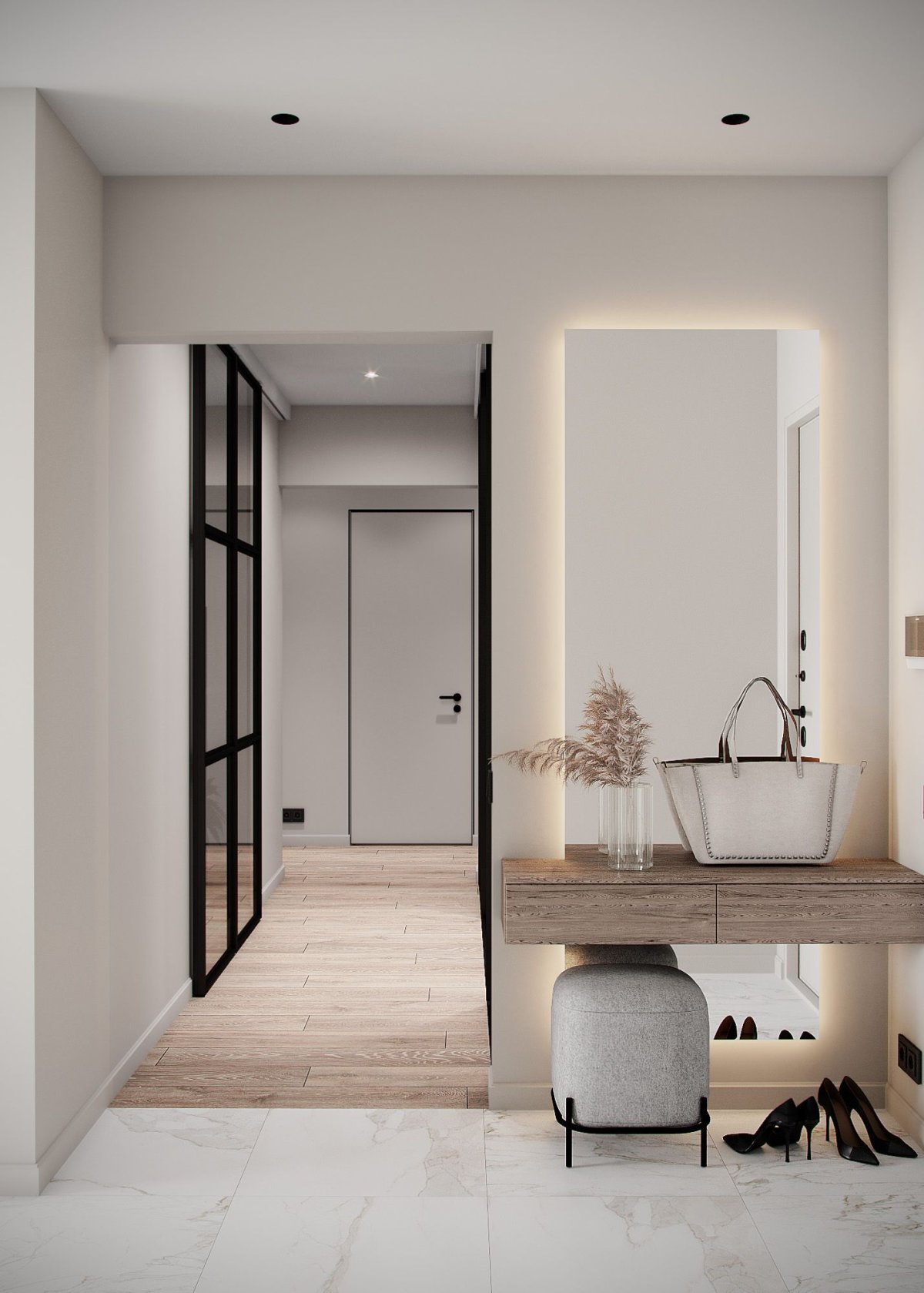 Стильная прихожая в квартире