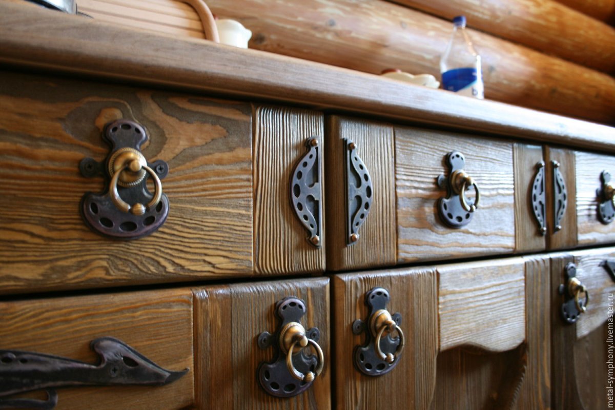 Кованые ручки для мебели