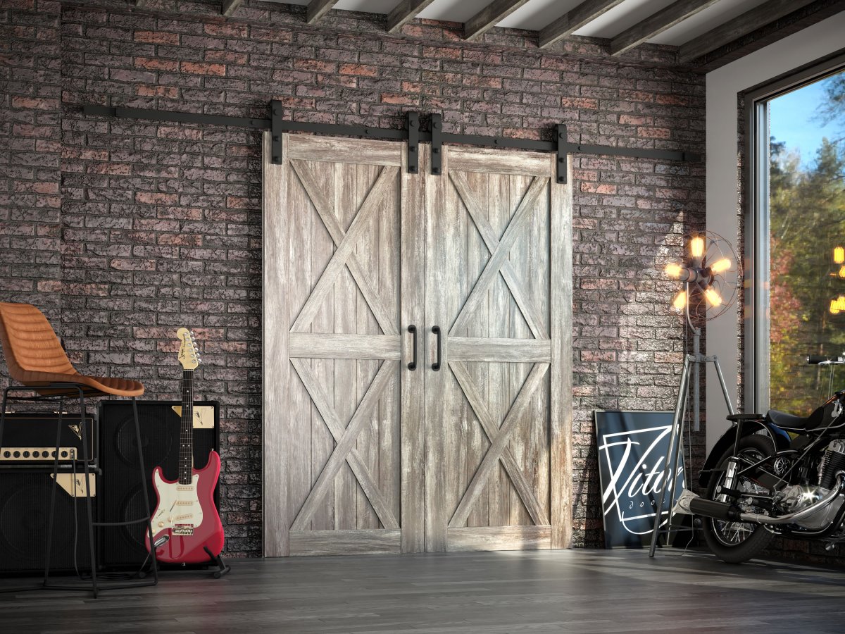 Жженый кирпич в интерьере