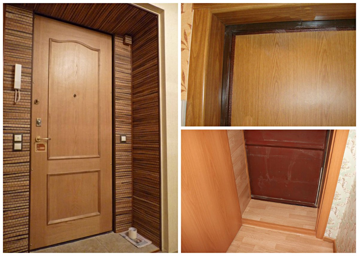 Отделка камнем дверных проемов