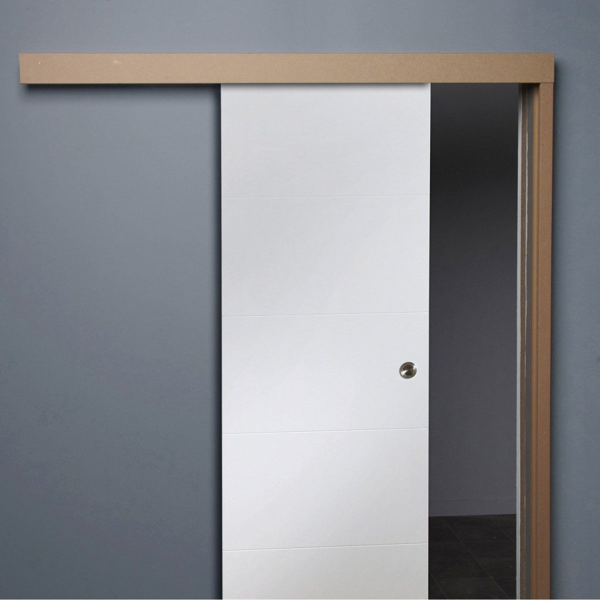 Дверь с зеркальным эффектом