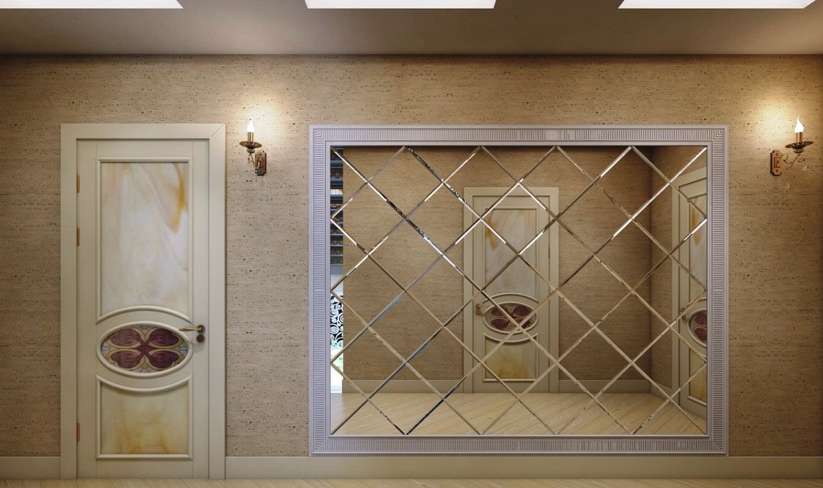 Зеркало 01 00269 с фацетом Crystalline